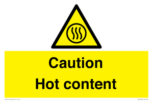Caution Hot content